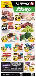 Sobeys flyer week 35 Page 1: Cracker barrel cheese or black diamond cheestrings €5,97, Miss Vickie's Kettle Chips €3,47