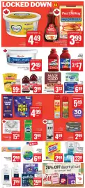 Food Basics flyer week 35 Page 8: Ocean Spray cranberry cocktail or juice blends €3,99, Tetley tea €6,99