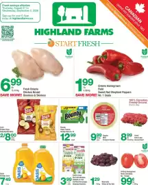 Highland Farms flyer week 35 Page 1