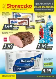 Słoneczko gazetka Strona 1: KUBUŚ WATERRR €2,49, Monte Snack €1,49