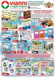 Vianni Drogéria akciós újság hét 35 Oldal 1: Aloe vera üdítőital €399,00, Hell new gen funkcionális ital €249,00