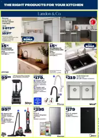 RONA flyer Page 13: Dirt Devil Express Lite canister vacuum €99,99, Ninja professional plus blender €99,99