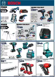 RONA flyer Page 19: Makita air compressor €649,00, Craftsman drill and impact driver combo €129,00