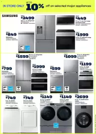 RONA flyer Page 20: Samsung 17 cu. ft. refrigerator €1.099,00, Washer-dryer combo €2.699,00