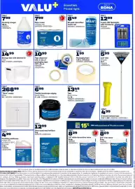 RONA flyer Page 6: Valu+ river stone €8,69, Valu+ cleaning vinegar €7,99