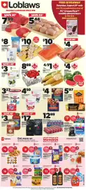 Loblaws flyer week 35 Page 1: Sweet bicolor corn €1,00, Roma Sauce Tomatoes Half Bushel Box €0,88