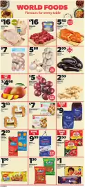 Loblaws flyer week 35 Page 13: Farmer's Market red onions €5,00, Garlic €5,88