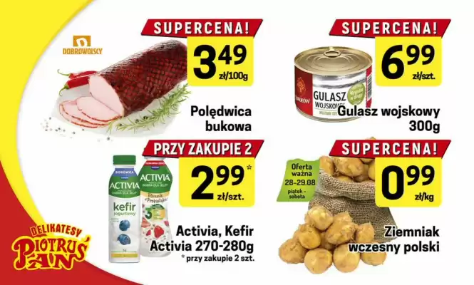 Delikatesy Piotruś Pan gazetka (ważność do 29-08)