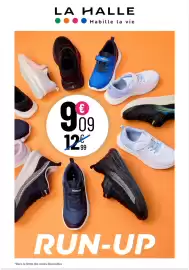 Catalogue La Halle semaine 35 page 1: RUN-UP €9,09