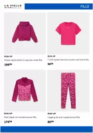 Catalogue La Halle semaine 35 page 5: RUN UP Legging de sport ajusté prune fille €8,99