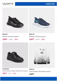 Catalogue La Halle semaine 35 page 8: RUN UP Baskets running bleu garçon €13,99