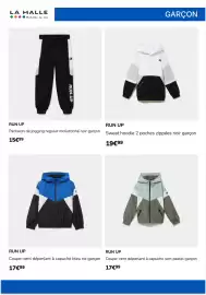 Catalogue La Halle semaine 35 page 9: RUN UP Pantalon de jogging regular molletonné noir garçon €15,99