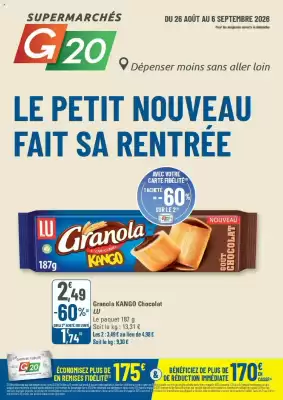 G20 (valable jusqu'au 6-09)