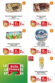 Catalogue Coccimarket page 16: Belle France Sauce pommes frites €1,57, PETIT NAVIRE Thon entier €1,97