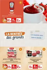 Catalogue Coccimarket page 17: HEINZ Ketchup €1,64, HERTA Jambon au torchon €2,94