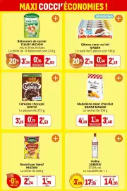 Catalogue Coccimarket page 3: FLEURY MICHON Bâtonnets de surimi €2,63, PANZANI Ravioli pur bœuf €1,79