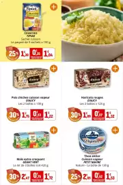Catalogue Coccinelle Supermarché page 32: PETIT NAVIRE Thon entier €1,53, D'AUCY Pois chiches €1,22