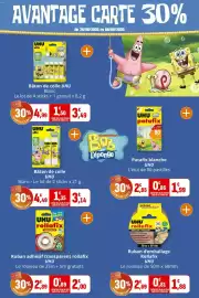 Catalogue Coccinelle Supermarché page 7: UHU rollafix €1,88, UHU Bâton de colle €3,49