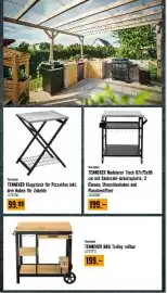 Hornbach Flugblatt Seite 11: Tenneker Modulärer Tisch €199,00