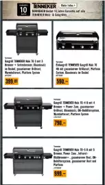 Hornbach Flugblatt Seite 4: Tenneker Gasgrill TENNEKER Halo TG-4 U €790,00, Tenneker Gasgrill TENNEKER Halo TG 3 €399,01