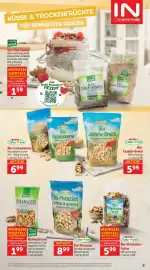 Interspar Flugblatt Seite 9: Bio-Cashew-Bruch €5,99, SPAR Natur pur Bio-Pistazien €8,99