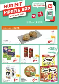 MPreis Flugblatt woche 36 Seite 13: Nöm PRO Skyr Drink €1,39, Jeden Tag Cabanossi €2,49