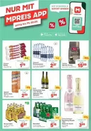 MPreis Flugblatt woche 36 Seite 14: Melitta Barista Crema €15,99, Alpquell Mineralwasser €2,37