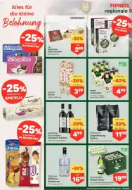 MPreis Flugblatt woche 36 Seite 4: Walcher Williams-Edelbrand €16,99, Unbound Alpenröstung Kaffee €11,99