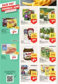 MPreis Flugblatt woche 36 Seite 8: Nutella €4,99, Heinz Sauce €1,99