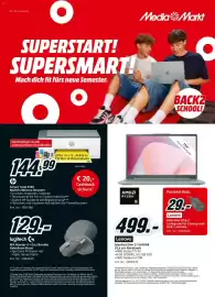 Media Markt Prospekt Seite 1: HP Smart Tank 5105 Multifunktions-Drucker €144,99, Lenovo IdeaPad Slim 3 15AMN8 €499,00