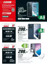 Media Markt Prospekt Seite 12: Motorola moto g86 5G €200,00, Vivo Y31E 5G Bundle €299,00