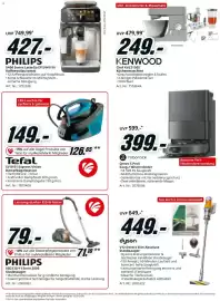 Media Markt Prospekt Seite 19: Kenwood Chef KVC3150S Küchenmaschine €249,00, Philips Kaffeevollautomat €427,00