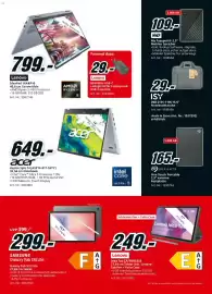 Media Markt Prospekt Seite 3: Acer Aspire Spin 14 €649,00, Samsung Galaxy Tab S10 Lite €299,00
