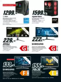 Media Markt Prospekt Seite 6: Xperion Gaming Desktop €1.599,00, Msi MAG 342CQRDE E2 87,04 cm Curved Gaming Monitor €229,00