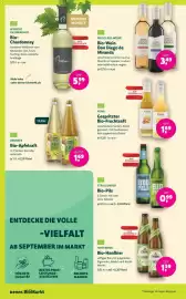 Denn's Biomarkt Flugblatt Seite 12: Hirter Bio-Hanfbier €1,59, Bio-Wein Don Diego de Miranda €3,49