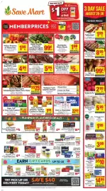 Save Mart weekly ad week 35 Page 1: Sunnyside Farms Fresh Beef Burgers €4,99