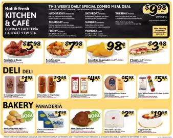 Fresco y Más weekly ad week 35 Page 4: Cidrine sweet bread €1,98, Colombian Empanada €0,98