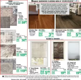 Menards weekly ad Page 16: 1/2" Single Cell Cellular Shades €19,99, Rainier €109,99