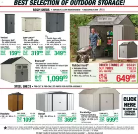 Menards weekly ad Page 3: Woodlake €109,99, Hamlet €369,99