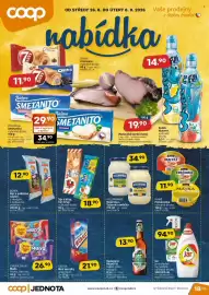 Coop leták | Jednota Strana 1: Moravské uzené maso €19,90, Hellmann’s €34,90