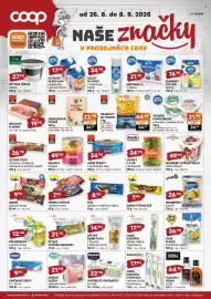 Coop leták | Jednota Strana 4: Kefírové mléko 0,8% €17,90, Broskve €49,90