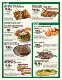 Central Market weekly ad week 35 Page 3: Natural Heritage Duroc Tomahawk Bone-In Pork Chops €10,99