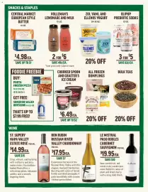 Central Market weekly ad week 35 Page 5: Le Mistral Paso Robles Cabernet Sauvignon €19,95, Vollemans lemonade and milk €6,00