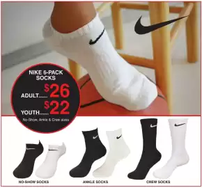 Dunham's Sports weekly ad week 35 Page 11: Nike 6-Pack Socks €26,00