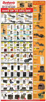 Dunham's Sports (valid until 3-09)