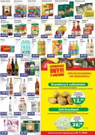 Konzum leták Strana 3: Lucka těstoviny €37,90, Linteo toaletní papír classic+ €26,90