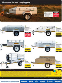 Makro catalogue Page 12: Camp Master Camel 75 Trailer €224,99, Camp Master Wilderness 100 Trailer €36.999,00