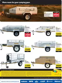 Makro catalogue Page 12: Camp Master Camel 75 Trailer €224,99, Camp Master Wilderness 100 Trailer €36.999,00