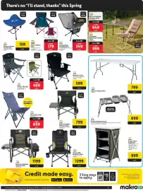 Makro catalogue Page 3: Camp Master Deluxe 700 Hard Arm Chair €1.299,00, Camp Master Hard Arm Chair €599,00