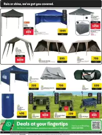 Makro catalogue Page 4: Camp Master 3 x 4 m Reflective Tarpaulin €799,00, Ozark Trail 2 x 2 m Gazebo €899,00